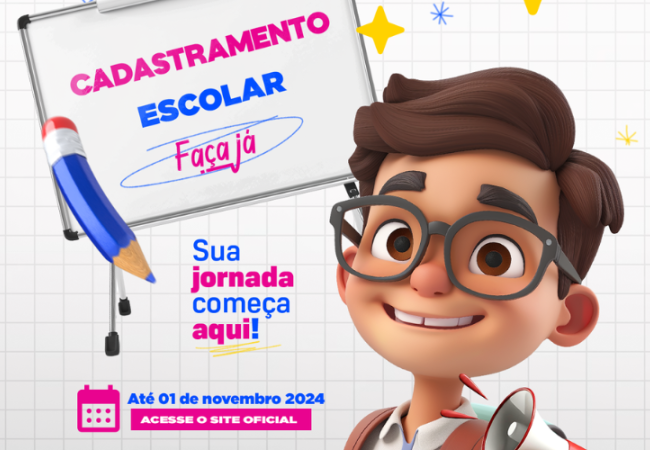 Prefeitura de Almenara abre Cadastro Escolar online para o ano letivo de 2025