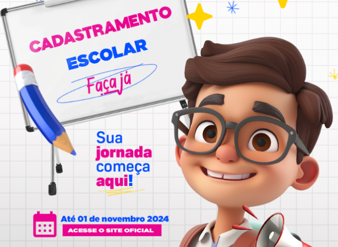 Prefeitura de Almenara abre Cadastro Escolar online para o ano letivo de 2025